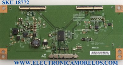 T-CON / LG 4V9Q73JTR36 / E22203416022902 / E222034 / 16022902 / PANEL NC500DUN / MODELO 50LH5730-UA.AUSJLOR / 50LH5730
